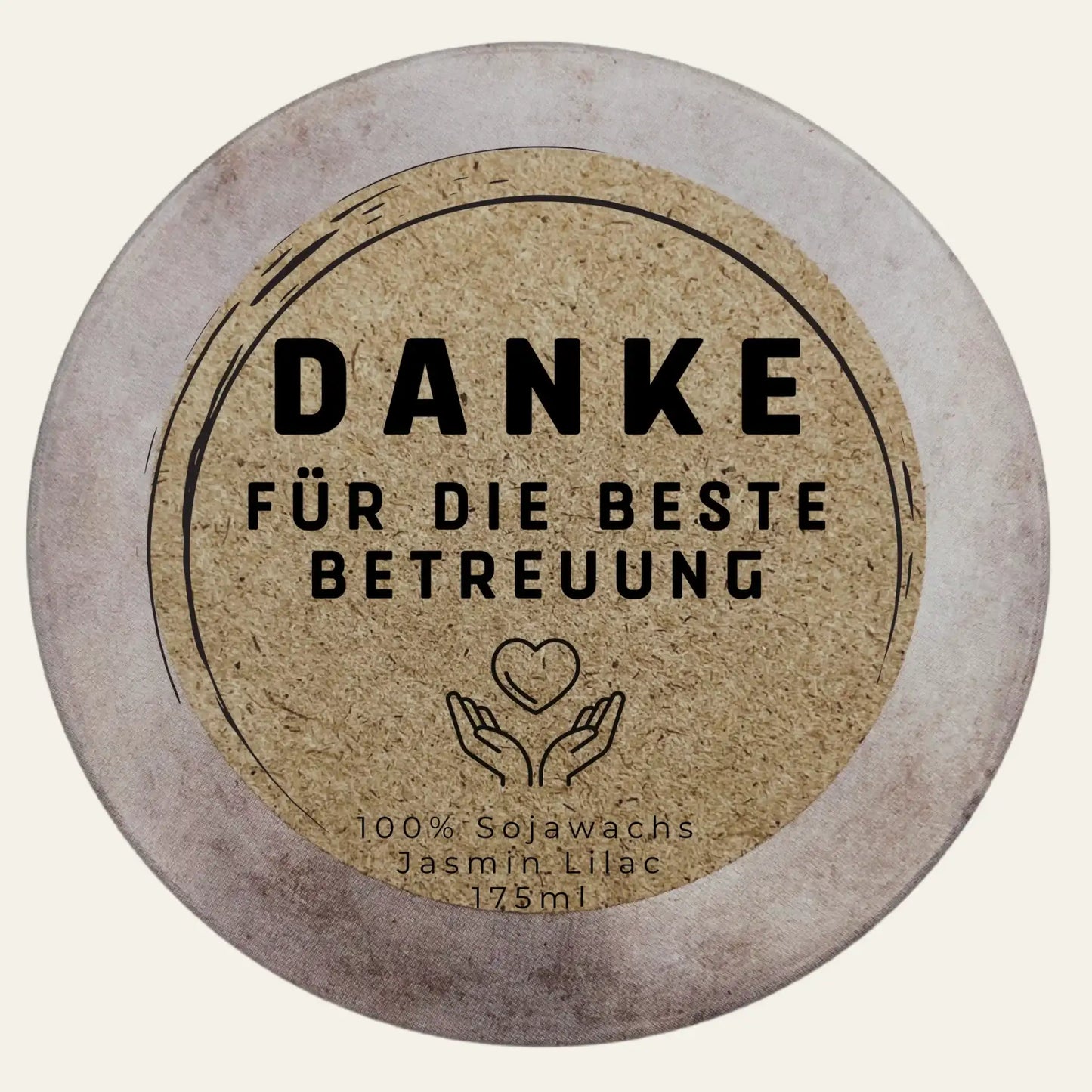 Duftkerze personalisierbar Wohnbereich SteinKunstWerk