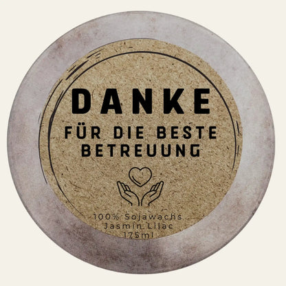 Duftkerze personalisierbar Wohnbereich SteinKunstWerk