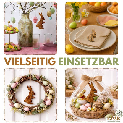 Paashaas hanger van olijfhout & schors