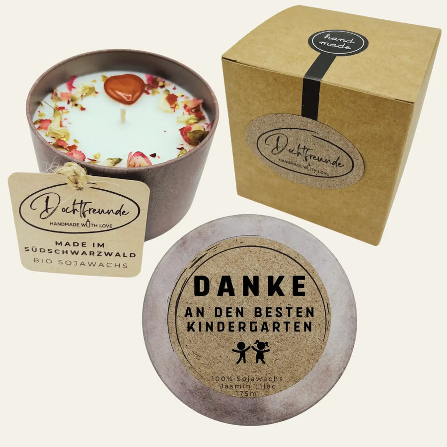 Duftkerze personalisierbar Wohnbereich SteinKunstWerk