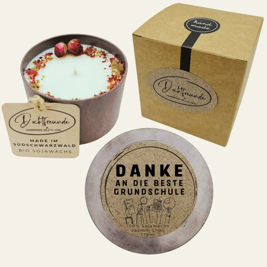 Duftkerze personalisierbar Wohnbereich SteinKunstWerk