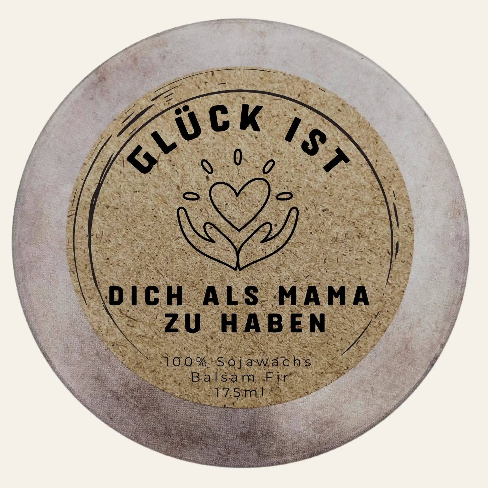 Mama Duftkerze mit persönlicher Botschaft als Geschenk für Liebe Dankbarkeit und Wertschätzung