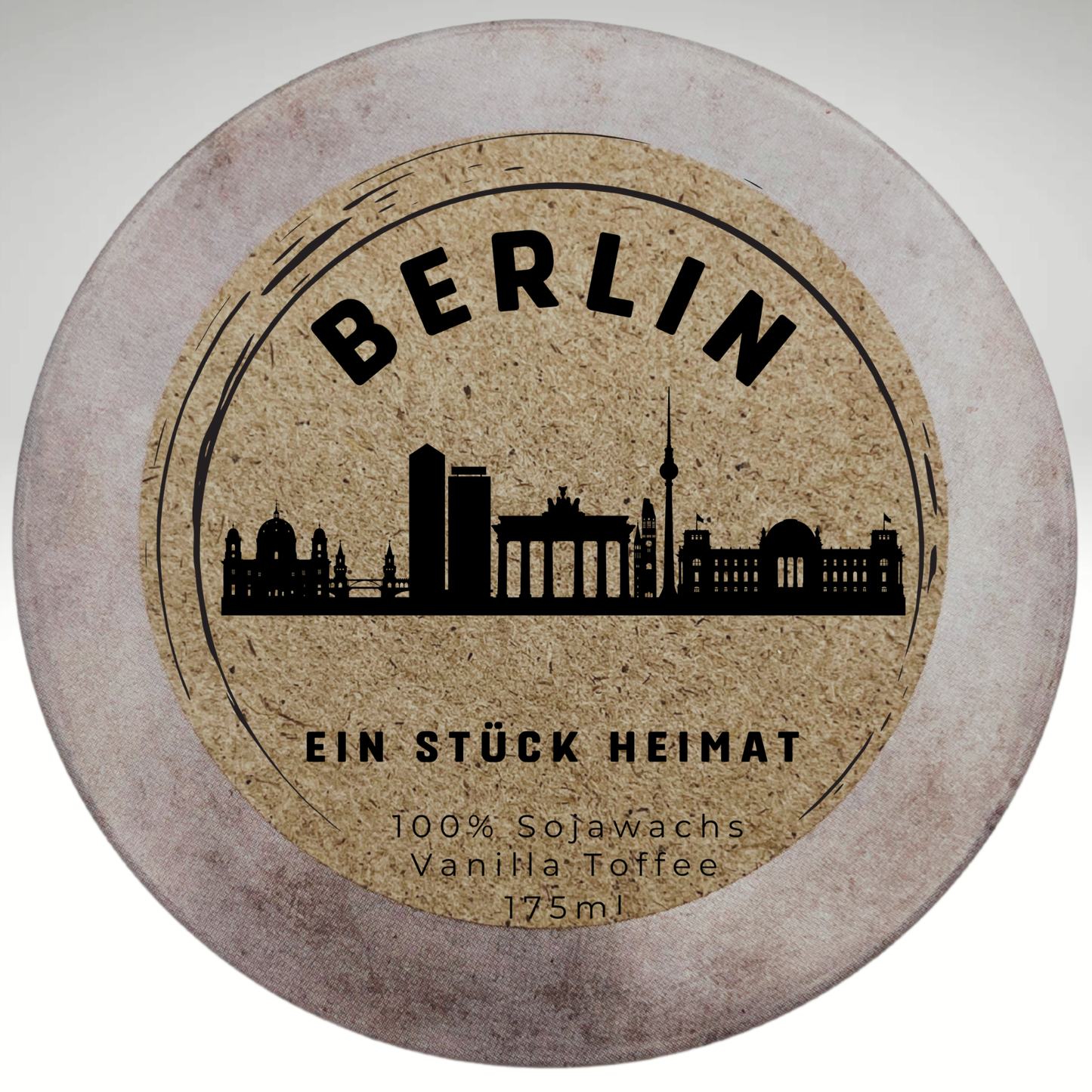Hamburg Skyline Duftkerze als Geschenk für Heimatgefühl Erinnerung und Abschied