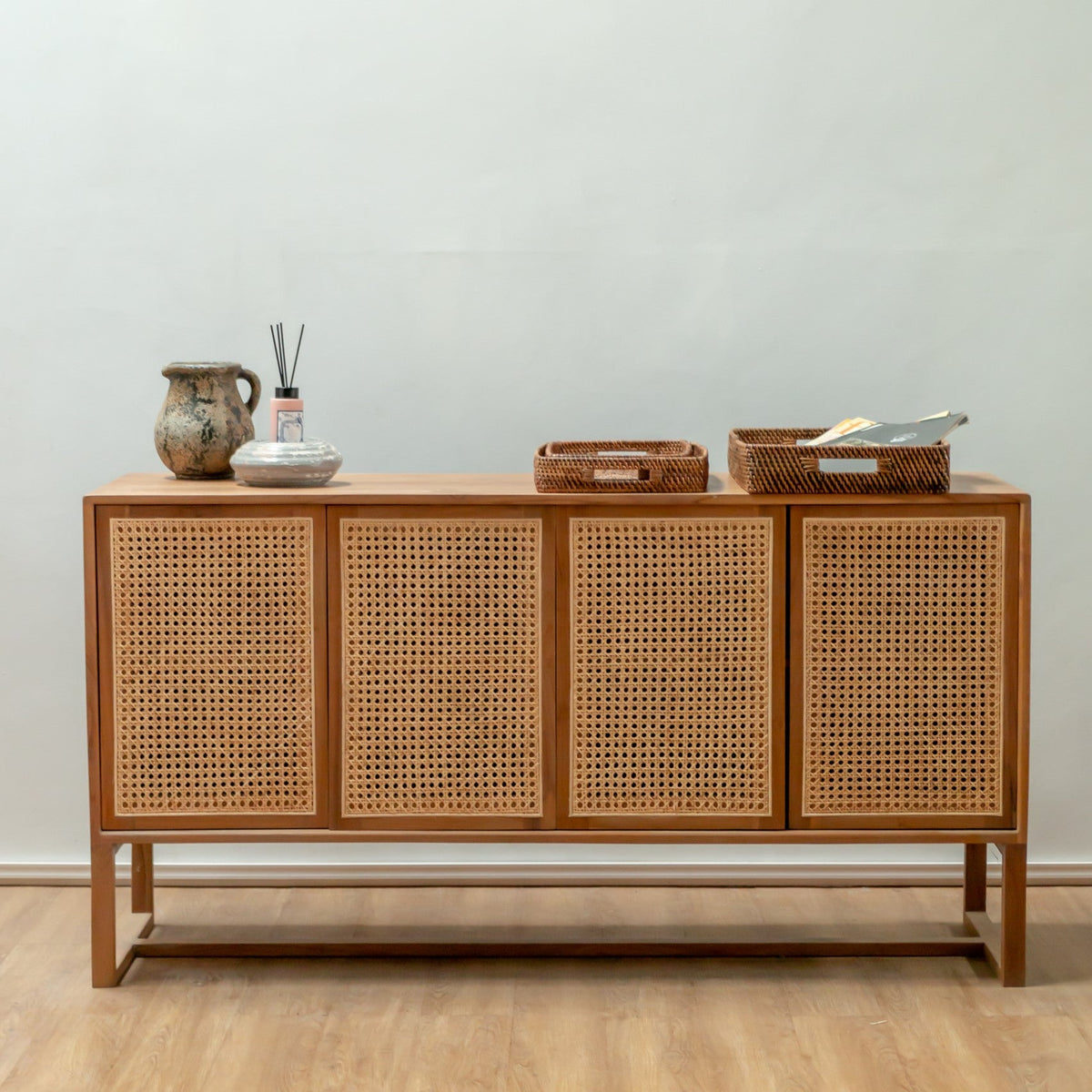 Dekotablett AMAHAI – Rattan
