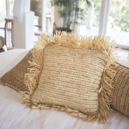 Soeji Dekokissen GANDI (natur) – Raffia