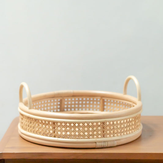 Soeji Dekotablett NEIRA – Rattan