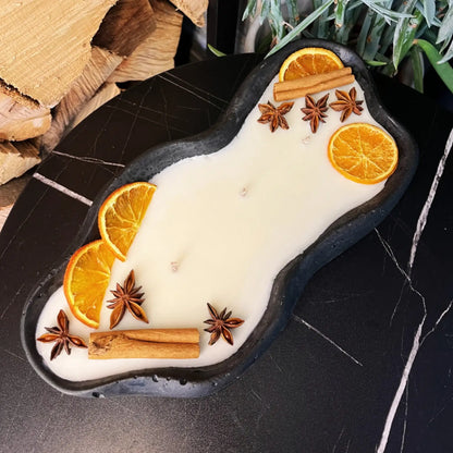 Duftkerze minimalistisch Outdoor SteinKunstWerk