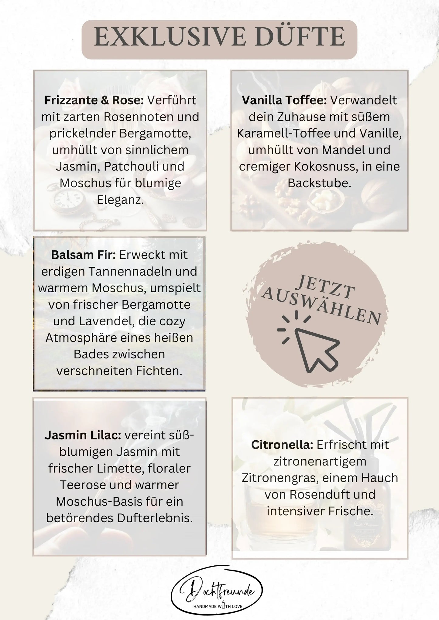 Duftkerze personalisierbar Wohnbereich SteinKunstWerk