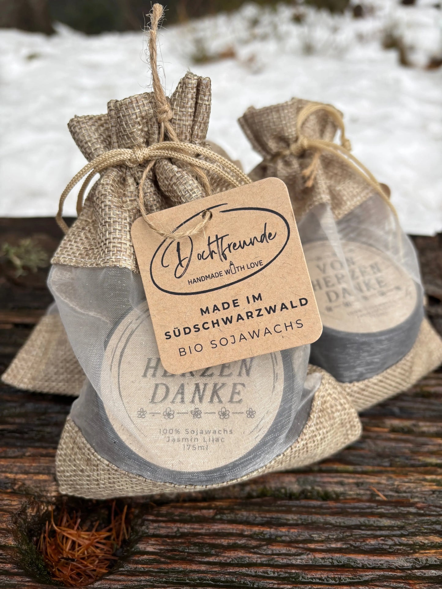 Duftkerzen-Set Frizzante Rosé in Geschenkzusammenstellung