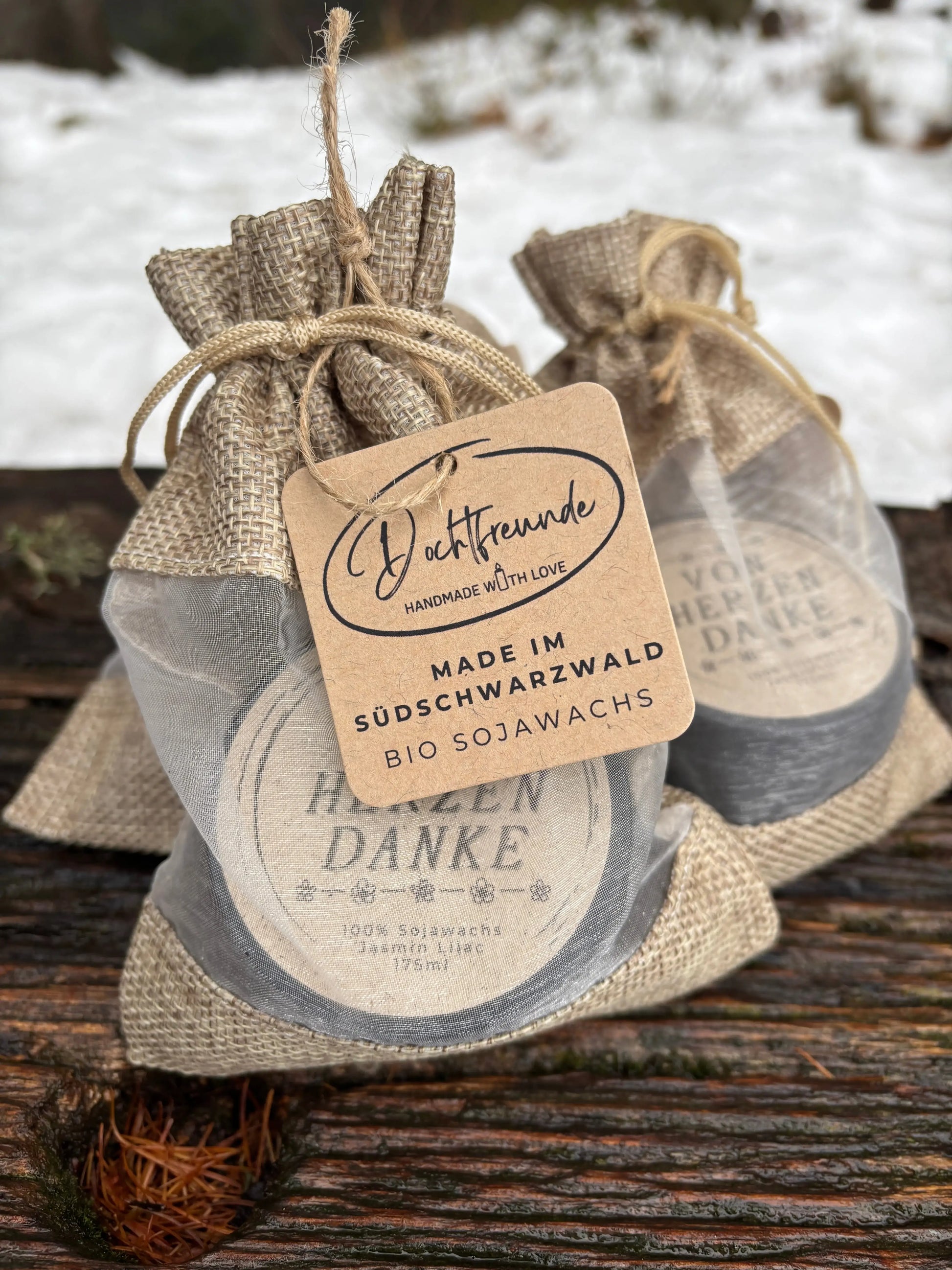 Duftkerzen-Set Frizzante Rosé in Geschenkzusammenstellung