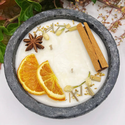 XL Citronella-Kerze „Die Glut“ – Zusatzedition Schwarz mit Deckel