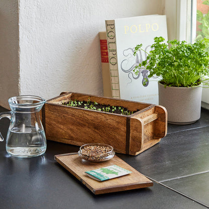 Dekorative Ziegelform aus Holz – Vintage-Organizer