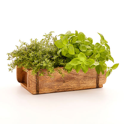 Dekorative Ziegelform aus Holz – Vintage-Organizer