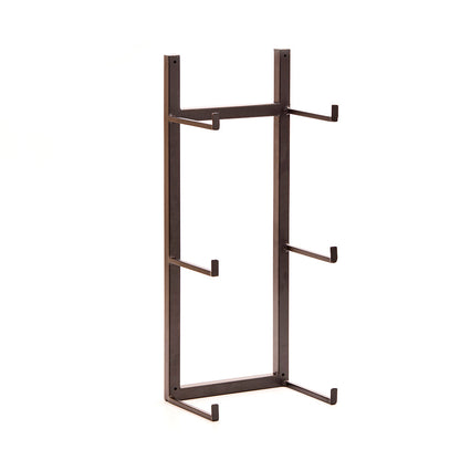 3 Ziegelformen mit Ständer – Industrial-Deko aus Holz & Metall