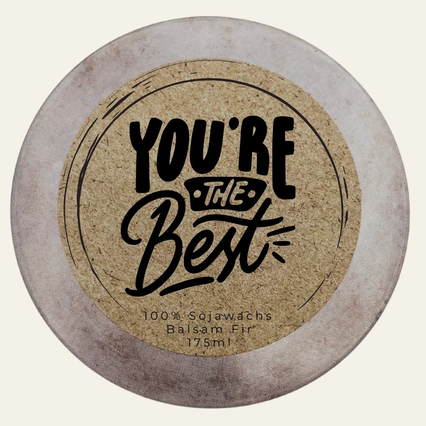 Personalisierte Geschenkkerze You're the Best in Metalldose
