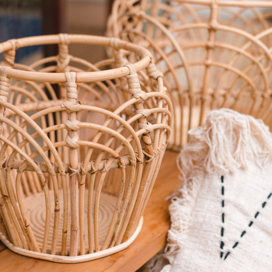 Flechtkorb RAHINA – Rattan