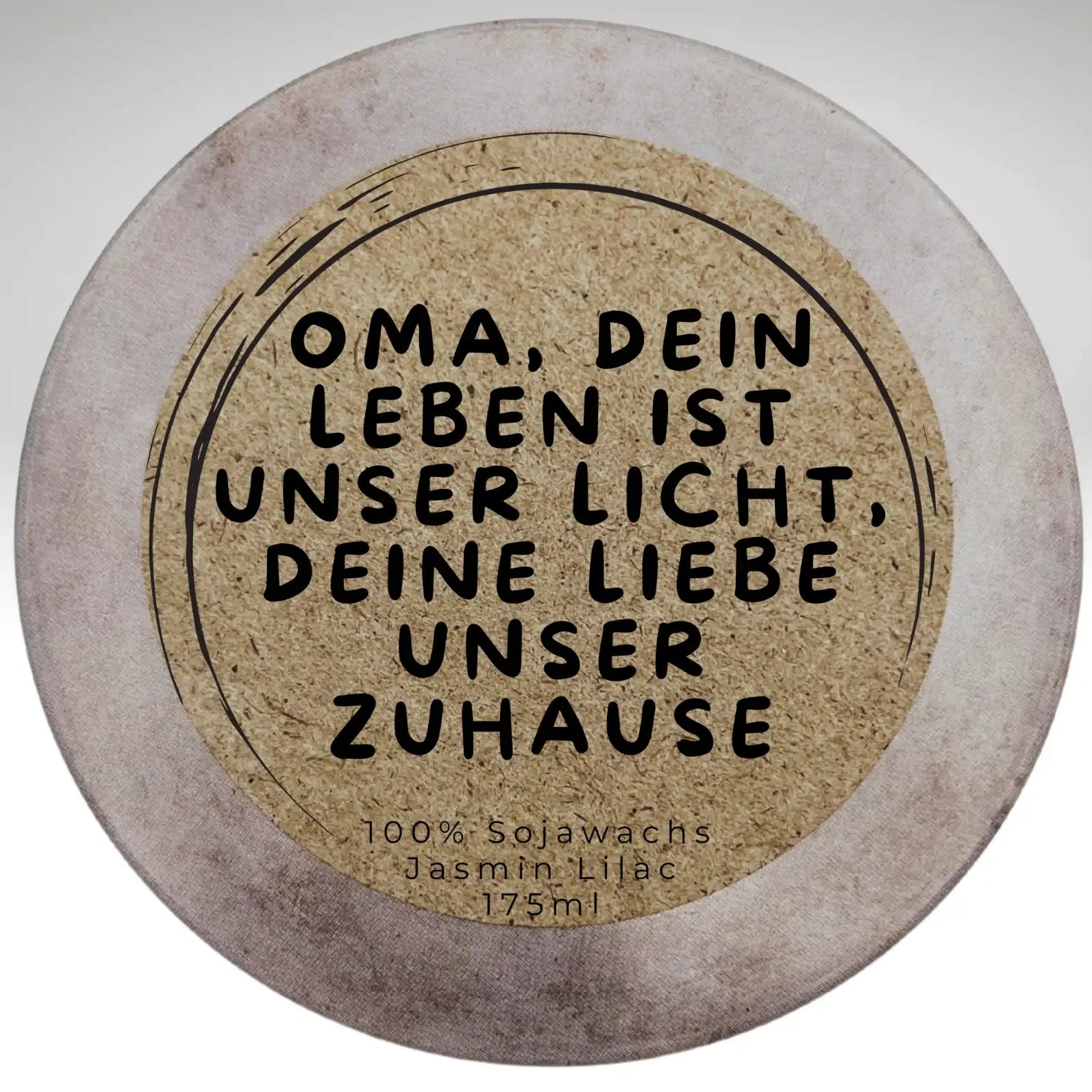 Duftkerze personalisierbar Wohnbereich SteinKunstWerk