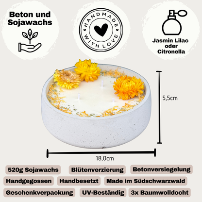 Detailansicht der Big Sunshine XL Duftkerze