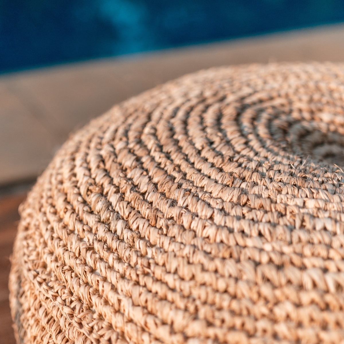 Bodenkissen TELU – Raffia