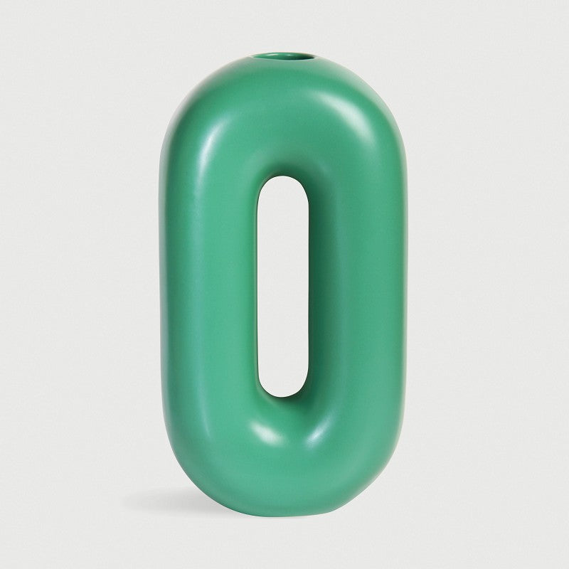 Capsule Designvase in Grün von Nula Haus