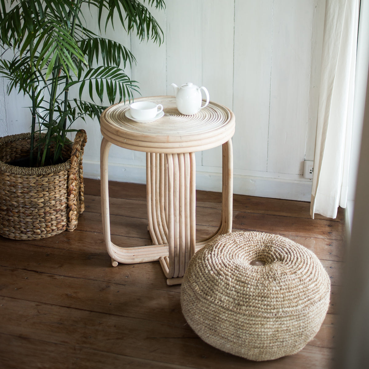 Bodenkissen TELU – Raffia