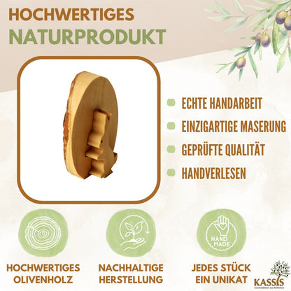 Paashaas in ei van olijfhout & schors