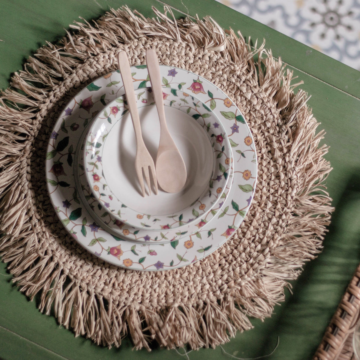 Tischset AMBON natur (2er-/4er-/6er-Set) – Raffia