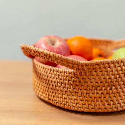 Flechtkorb SUWARI – Rattan