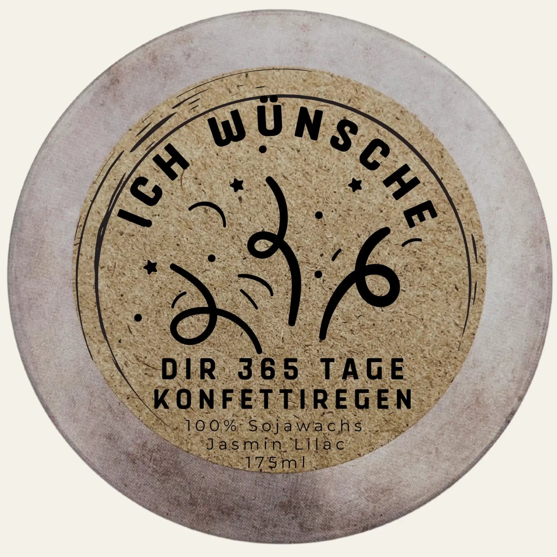 Duftkerze personalisierbar Wohnbereich SteinKunstWerk