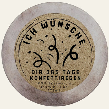 Duftkerze personalisierbar Wohnbereich SteinKunstWerk