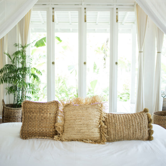Dekokissen SANUR – Raffia