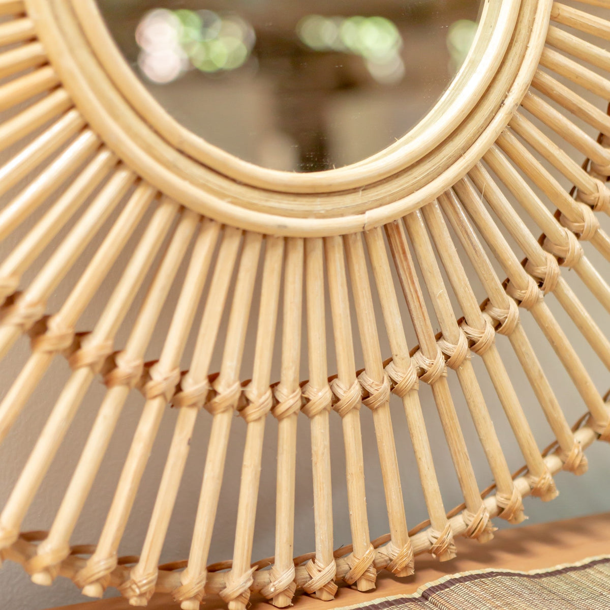 Wandspiegel BUMI – Rattan