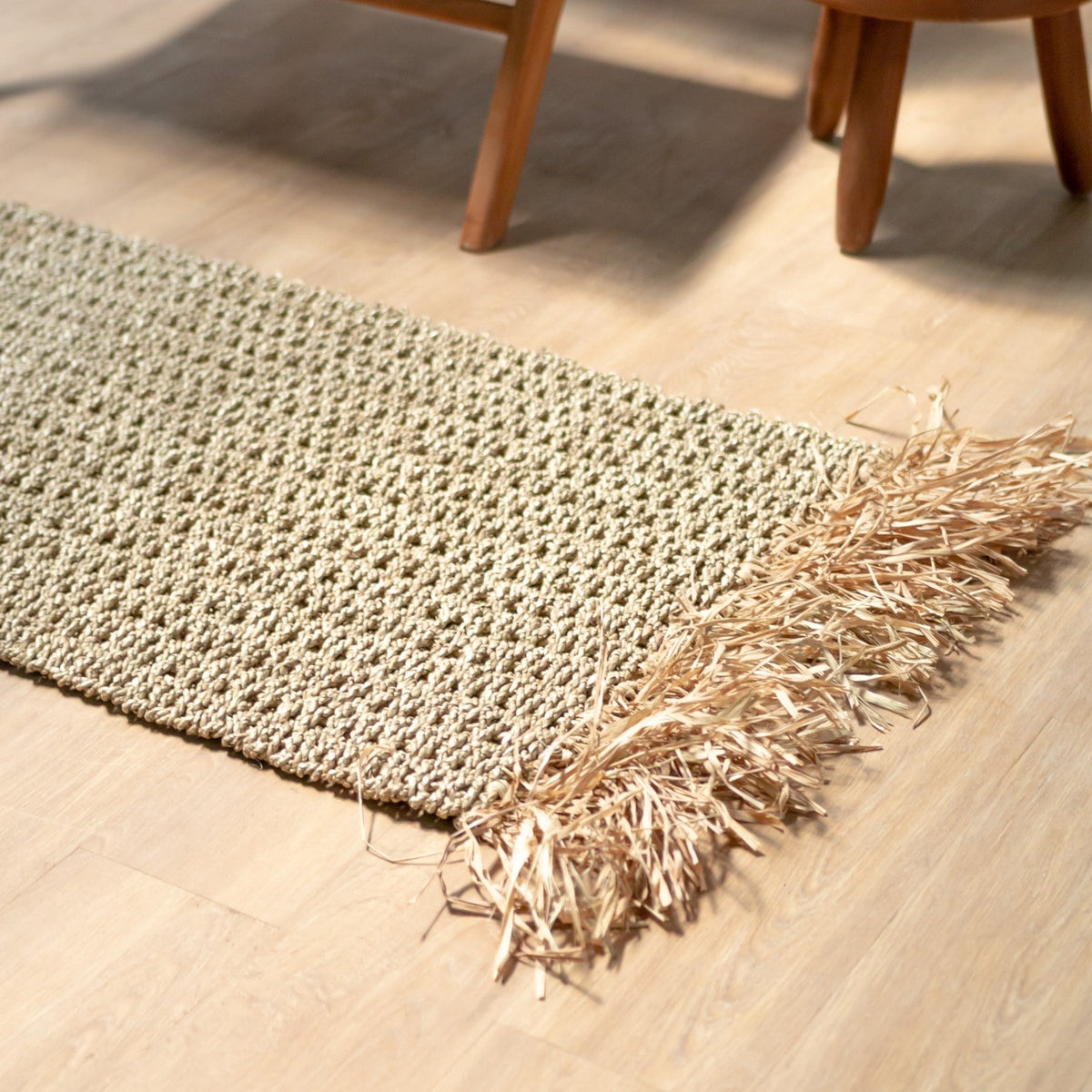 Soeji Naturfaserteppich BARA – Raffia