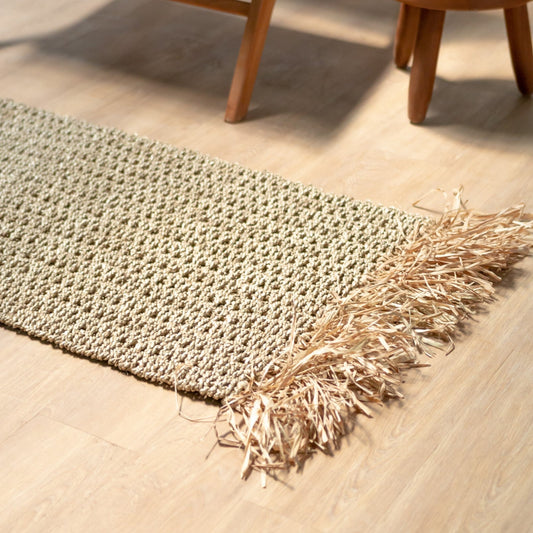 Soeji Naturfaserteppich BARA – Raffia