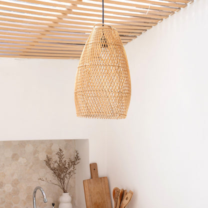 Lampenschirm TABUNG – Rattan