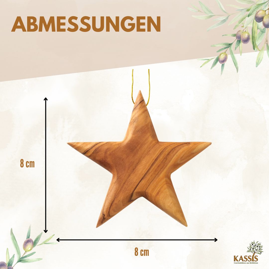 Sterhanger van olijfhout