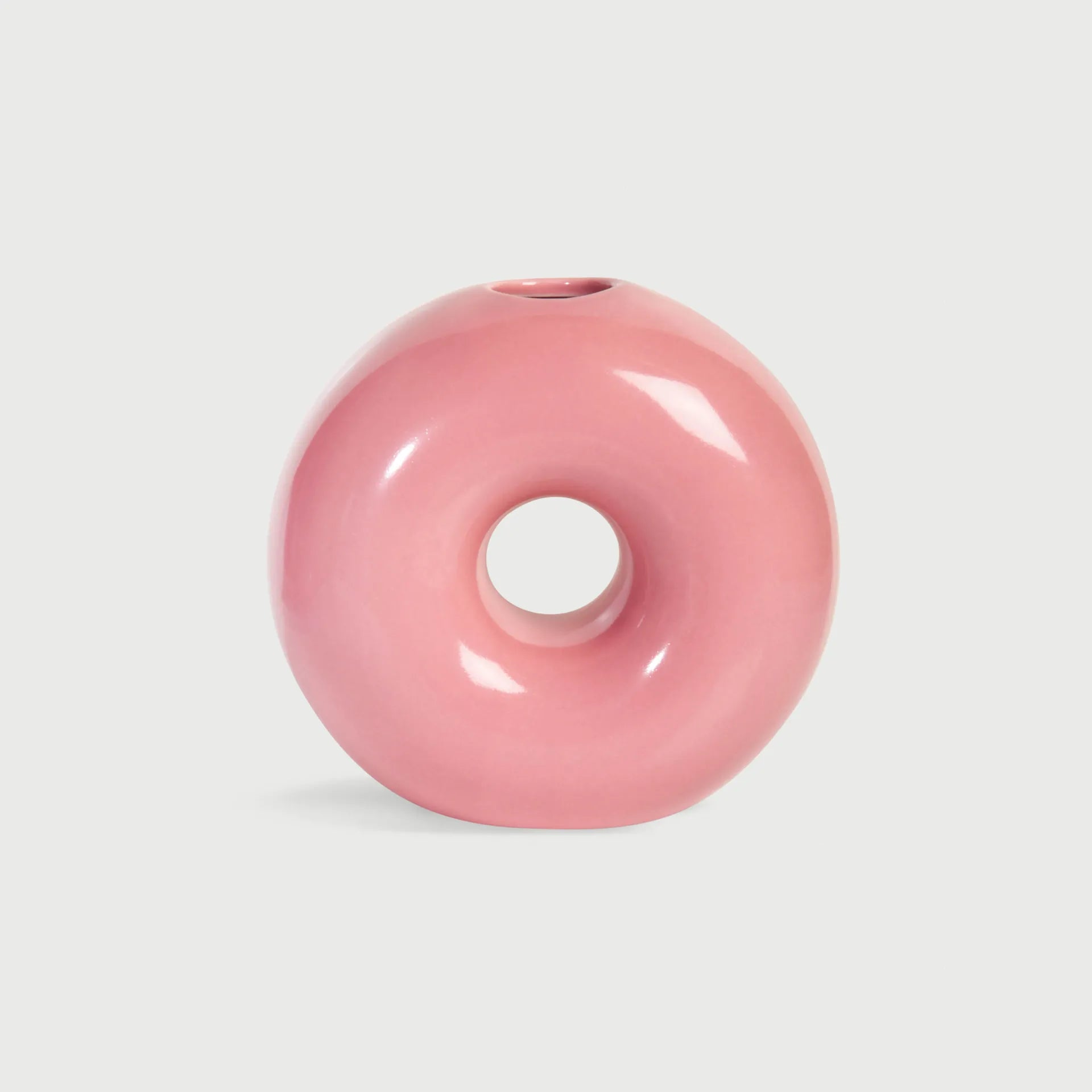Torus Designvase in Rosa