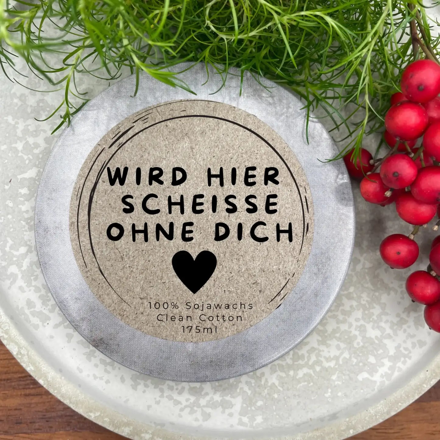 Abschiedsgeschenk Duftkerze für Kollegin oder Kollegen