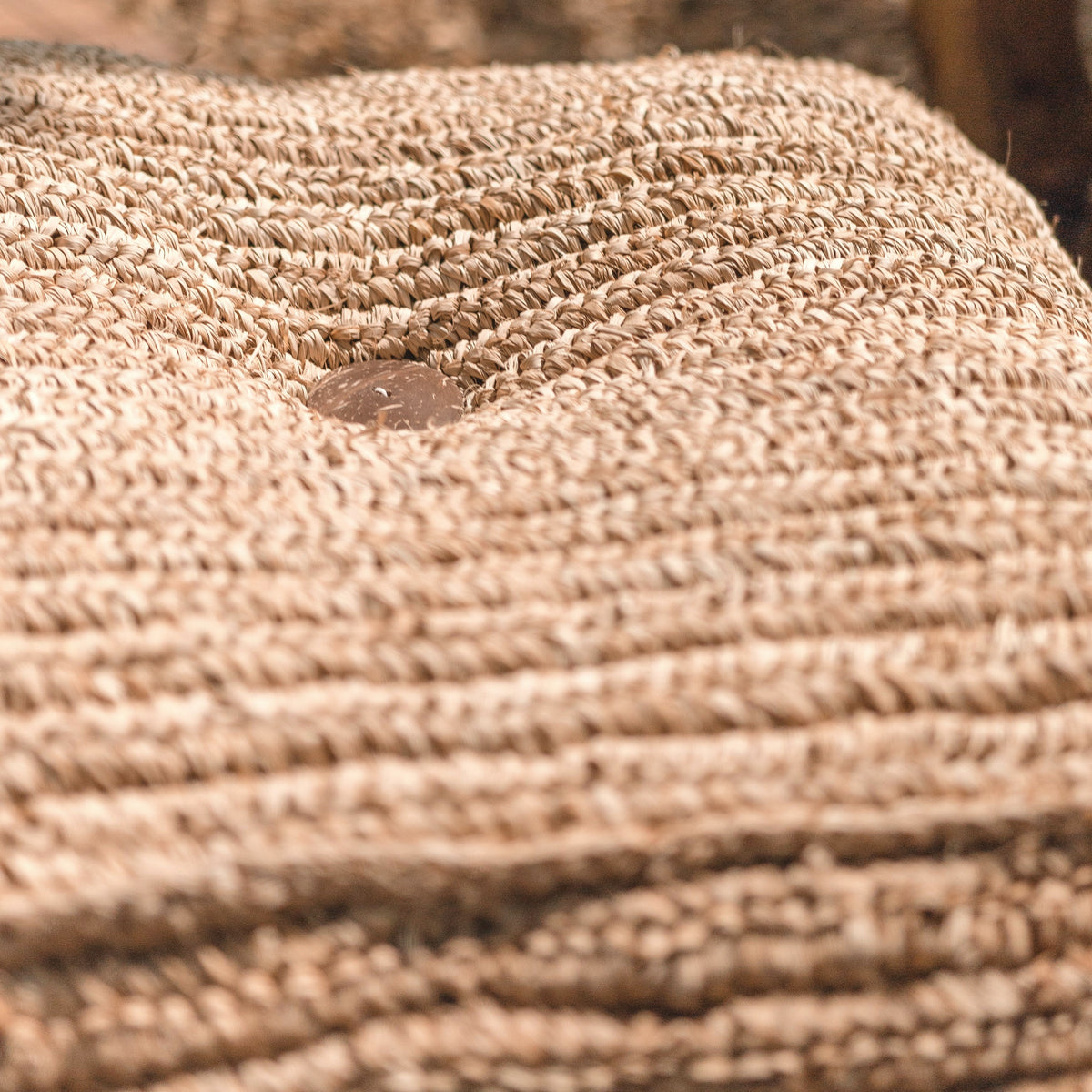 Bodenkissen PADAR – Raffia