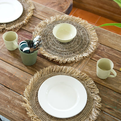 Tischset WAISAI (2er-/4er-/6er-Set) – Raffia
