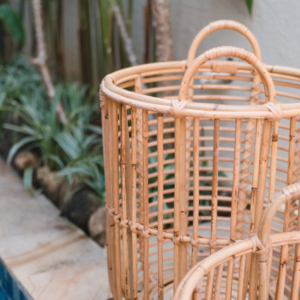 Flechtkorb JEMUH – Rattan