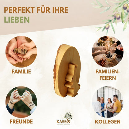 Paashaas in ei van olijfhout & schors