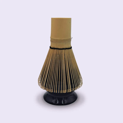 Matcha Besen Halter Kusenaoshi Schwarz aus Keramik - by SteinKunstWerk | Matchabesen aus nachhaltiger Herstellung