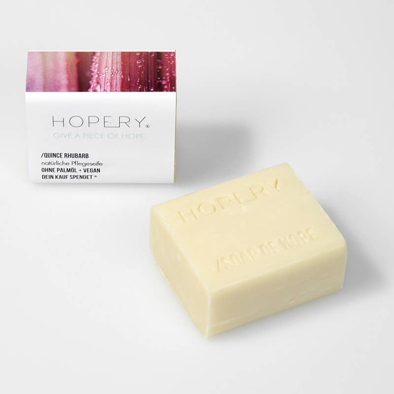 HOPERY Quince Rhubarb Seife im Frisch & Klar Seifen-Set