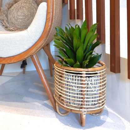 Pflanzenständer MALANG – Rattan