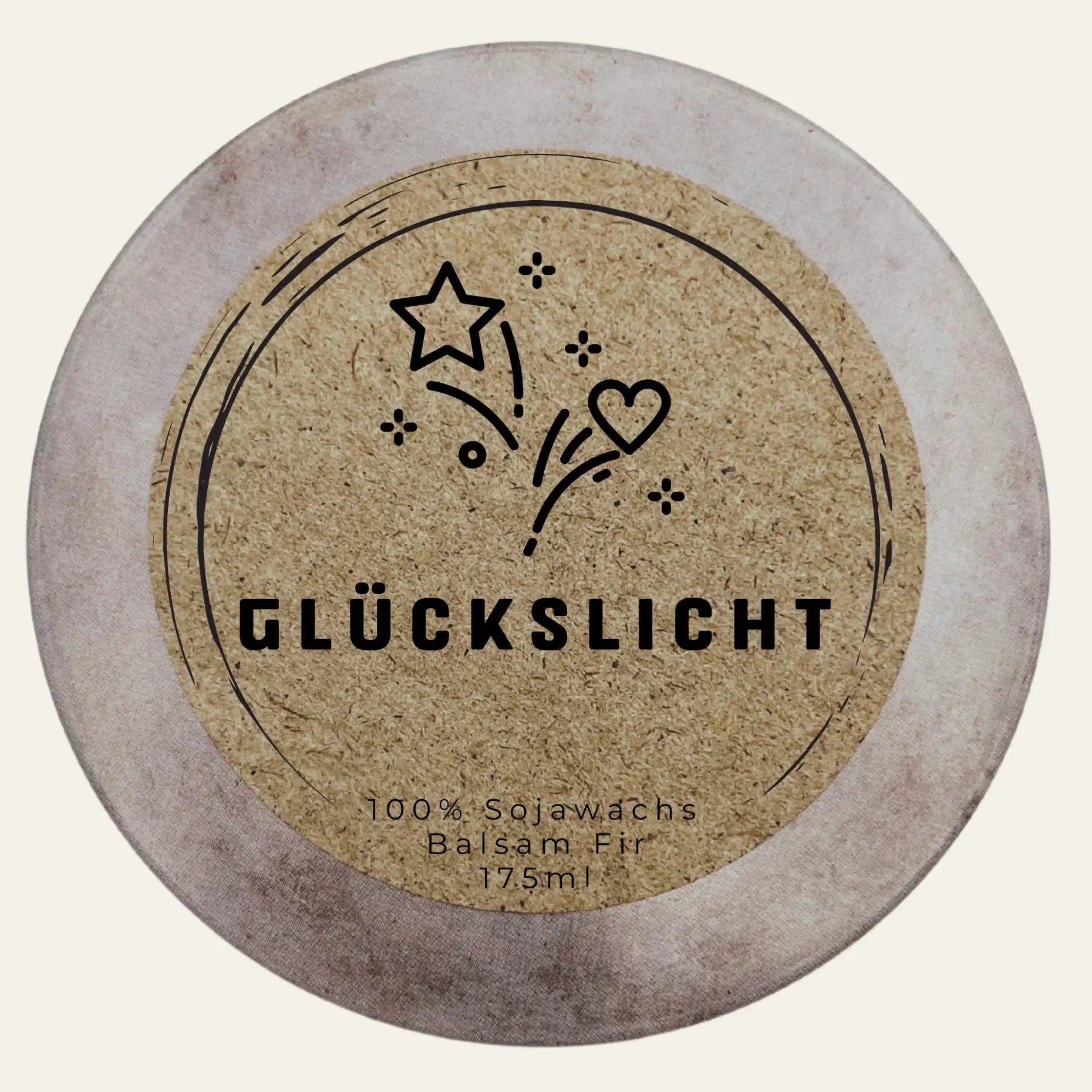 Personalisierte Glückskerze als Geschenk für besondere Momente