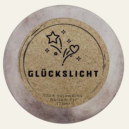 Personalisierte Glückskerze als Geschenk für besondere Momente
