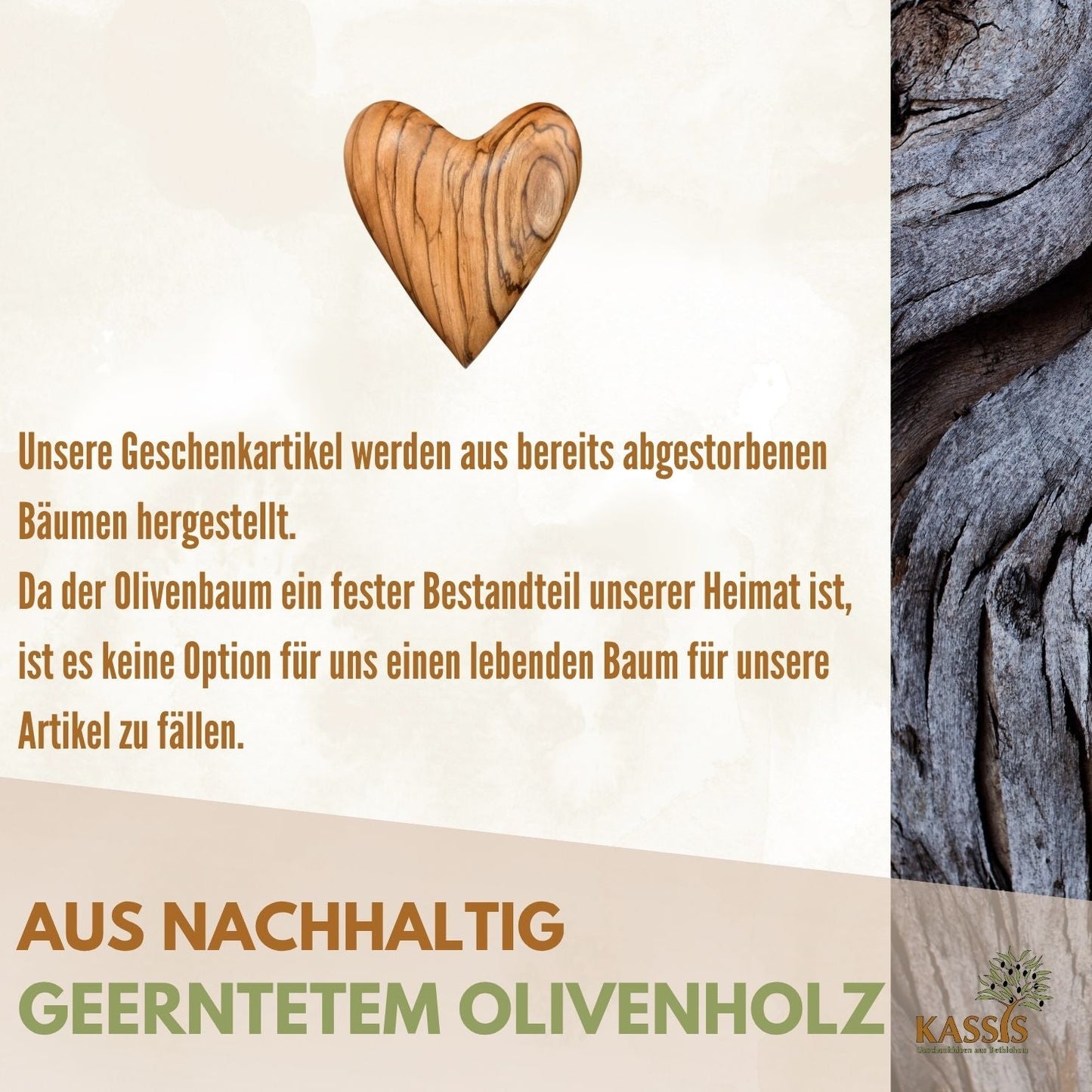 Hart van olijfhout – handsteen & klein cadeau