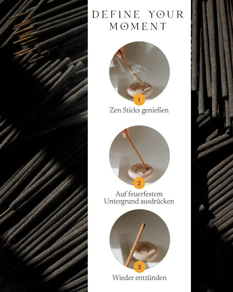 Black Copal Räucherstäbchen von ZoaZen für Reinigung und Erdung – Duftmoment