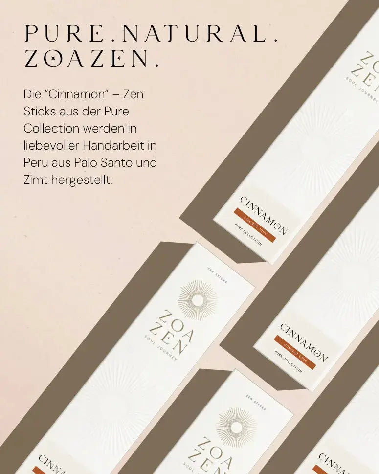 Cinnamon Räucherstäbchen von ZoaZen im warmen Duftritual – Ritualszene